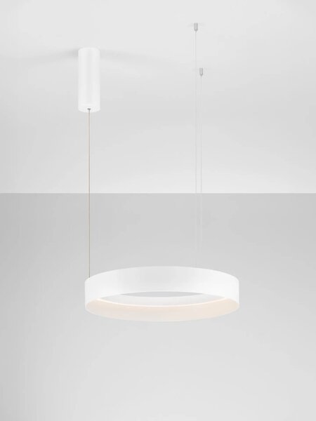 LED moderný luster Lumia 50 Biela – Bílá