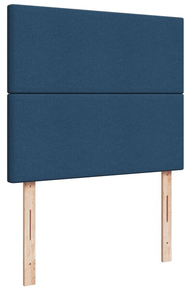 Box spring postel s matrací černá 120x190 cm textil 3291218