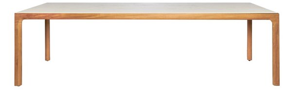 Tribu Teakový jídelní stůl Illum, Tribu, obdélníkový 267x100x76 cm, rám teak, deska keramika dekor linen - vzorkový stůl