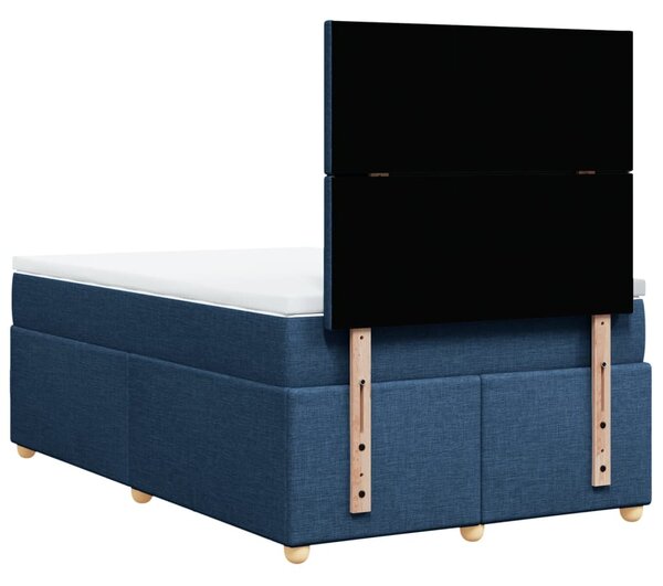 Box spring postel s matrací černá 120x190 cm textil 3291218