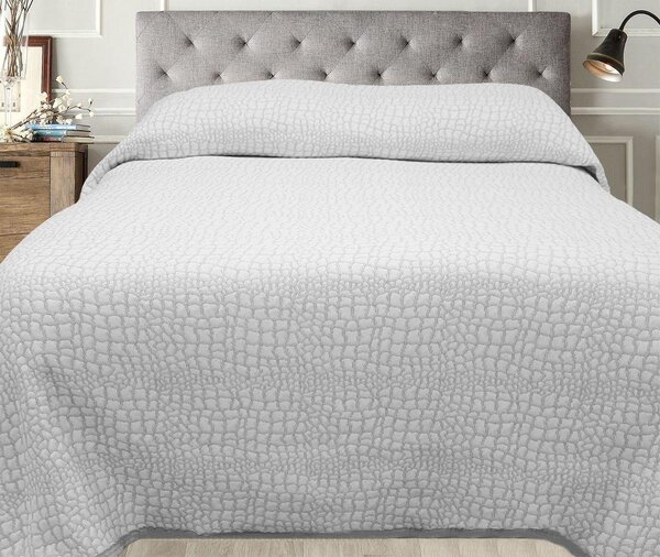 DekorTextil Přehoz na postel Carson - šedý ROZMĚR: (š/d) 240 x 260 cm