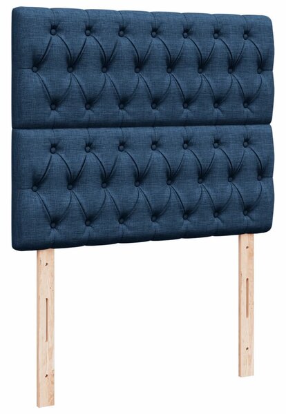 Box spring postel s matrací černá 120x190 cm textil 3291232