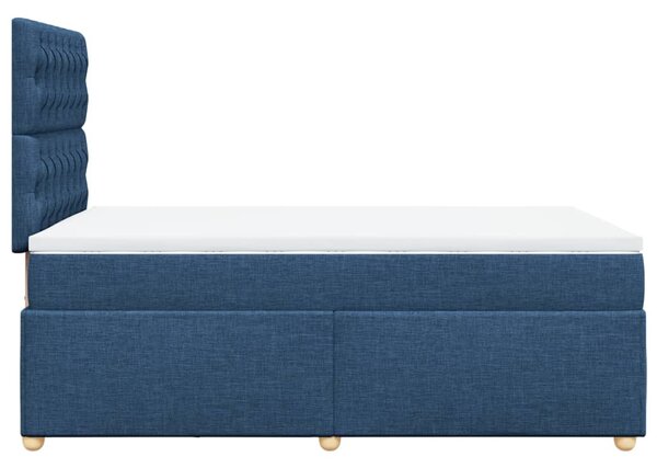 Box spring postel s matrací černá 120x190 cm textil 3291232