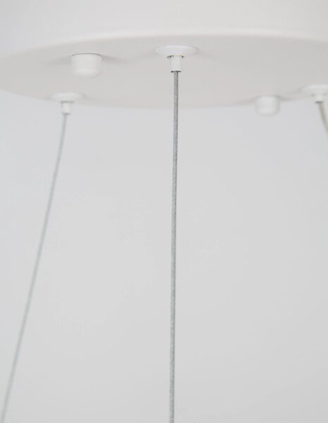 LED lustr Breda 70 bílé – Bílá