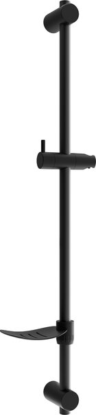 Mexen sprchová tyč DF 80 cm s miskou na mýdlo, bez baterie, černá, 79382-70