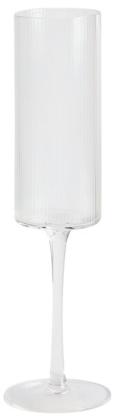 Kave Home Sklenička na sekt Eluria 245 ml