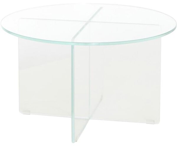 Kulatý konferenční stolek se skleněnou deskou Iris