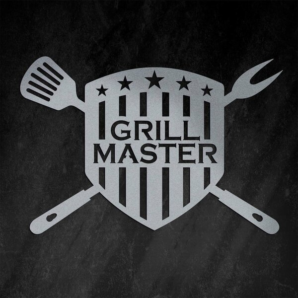 DUBLEZ | Dřevěný obraz do kuchyně - Grill Master | Obraz