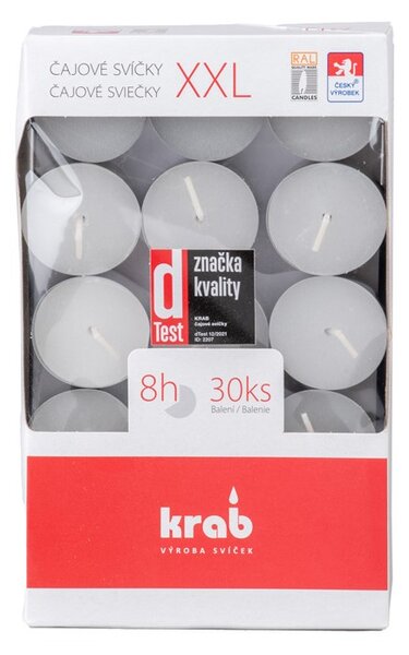 Čajové svíčky RAL 30ks, v krabičce