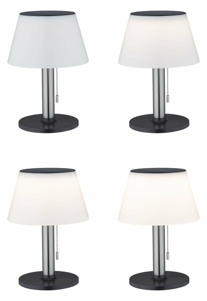 PAULMANN Venkovní solární stolní lampa Lillesol 3000K stmívatelné 943.09