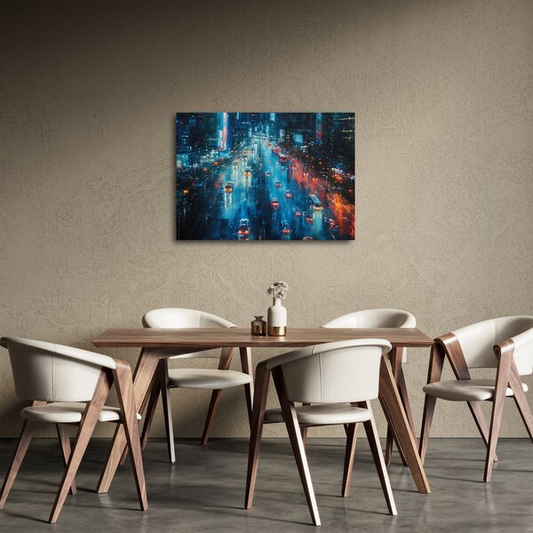 Obraz - Velkoměsto, olejomalba (70x50 cm)