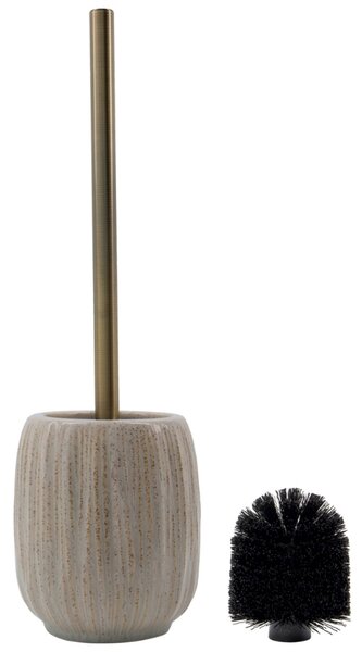 House Doctor Šedobílá kameninová WC štětka Deco