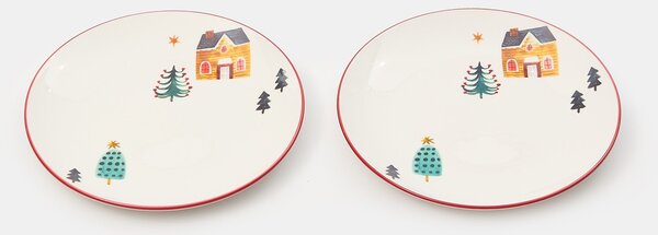 Sinsay - Talíř 2 pack - vícebarevná