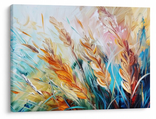 Obraz - Pšenice, abstrakce (70x50 cm)