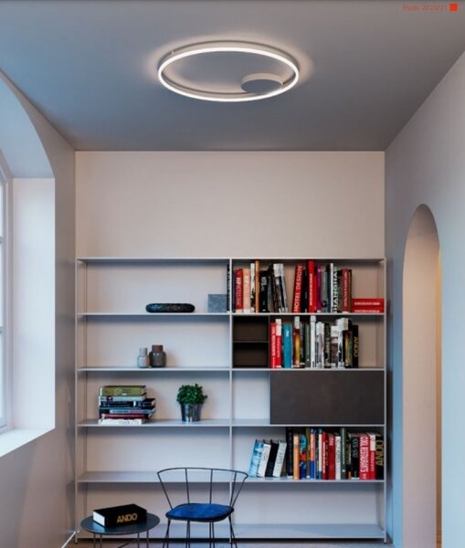Redo Nástěnné/stropní LED svítidlo NEPŘÍMÉ ORBIT ø 40 cm, 4000K, v. 4,2 cm Barva: Černá, Stmívání, řízení: TRIAC