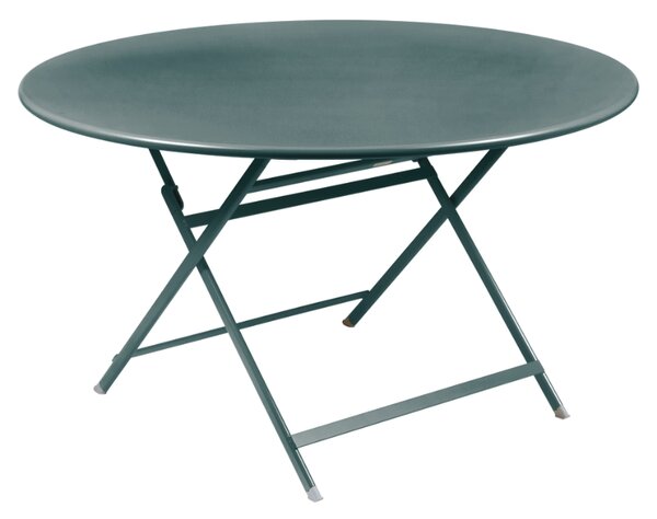 Šedý kovový skládací stůl Fermob Caractére 128 cm