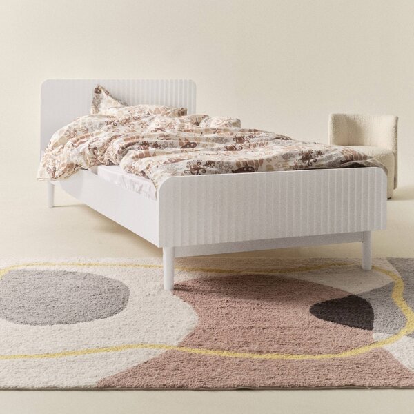 Jotex Bílá lakovaná postel TOULUSE 90 x 200 cm