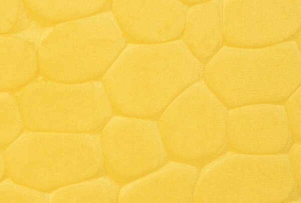 BO-MA, Protiskluzová koupelnová předložka 3D 0133 yellow, 50x80, žlutá, koupelna