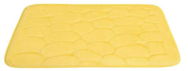 BO-MA, Protiskluzová koupelnová předložka 3D 0133 yellow, 50x80, žlutá, koupelna
