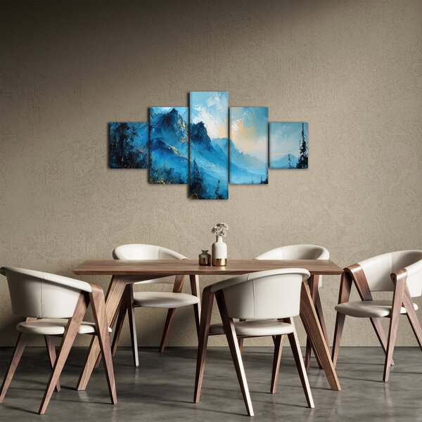 Obraz - Malba hor (125x70 cm)