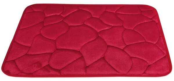 BO-MA koberce Protiskluzová koupelnová předložka 3D 0133 Red - 40x50 cm