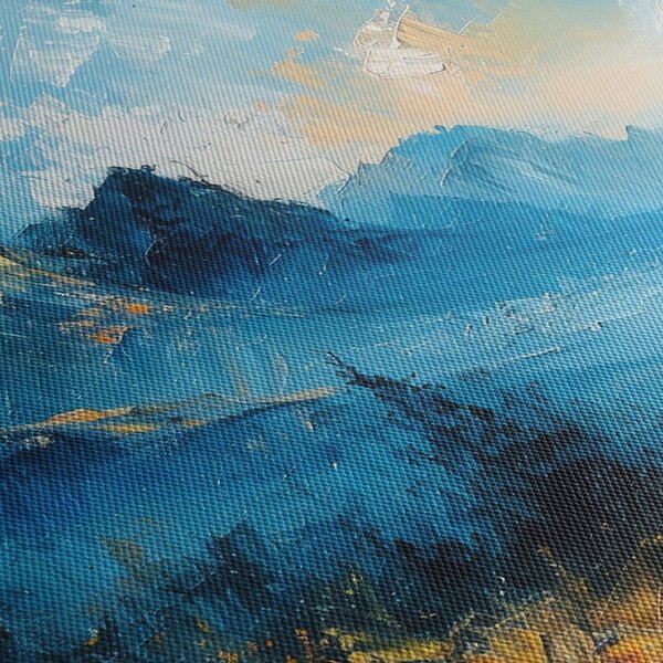 Obraz - Malba hor (170x50 cm)