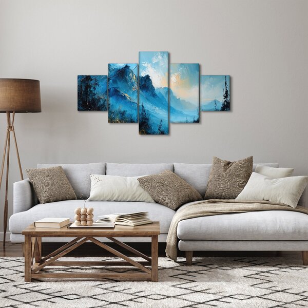 Obraz - Malba hor (125x70 cm)