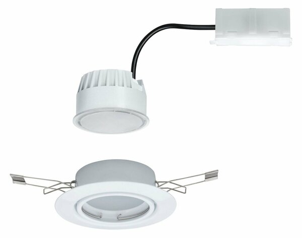 PAULMANN Vestavné svítidlo LED Base kruhové 1x5W bílá mat nastavitelné 934.13 P 93413