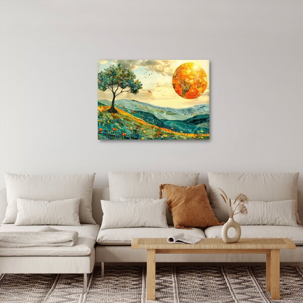 Obraz - Ilustrace krajiny (70x50 cm)