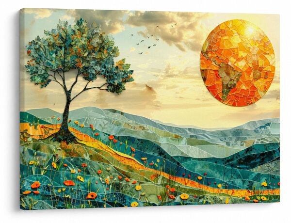 Obraz - Ilustrace krajiny (70x50 cm)