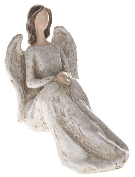 Polyresinový sedící anděl AND-1066