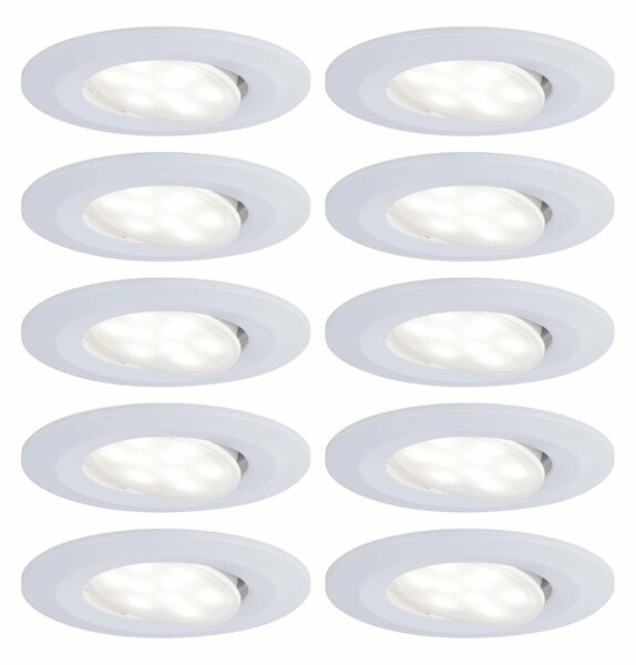 PAULMANN Vestavné svítidlo LED Calla kruhové 10x6W bílá mat výklopné 999.22 P 99922