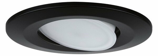 PAULMANN Vestavné svítidlo LED Calla IP65 kruhové 4.000K 3x6,5W černá mat výklopné 999.91