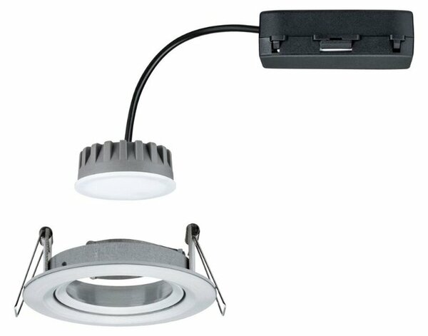 Paulmann vestavné svítidlo LED Coin Slim IP23 kruhové 6,8W hliník 1ks sada stmívatelné a nastavitelné 939.02 P 93902
