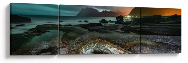 Obraz - Noční scéna (170x50 cm)