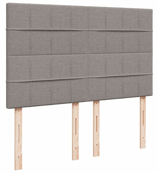 Box spring postel s matrací taupe 140x190 cm textil 3291667