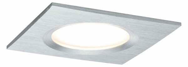 Paulmann vestavné svítidlo LED Coin Slim IP44 hranaté 6,8W hliník 3ks sada stmívatelné 938.95 P 93895