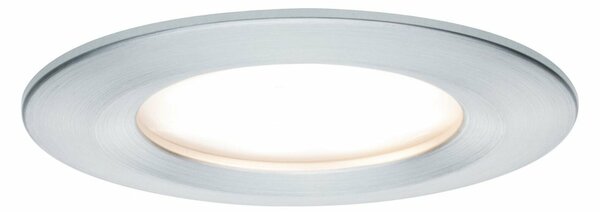 PAULMANN Vestavné svítidlo LED Nova kruhové 1x6,5W hliník broušený nevýklopné 3-krokové-stmívatelné 934.97 P 93497