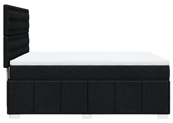 Box spring postel s matrací černá 140 x 190 cm textil 3291679