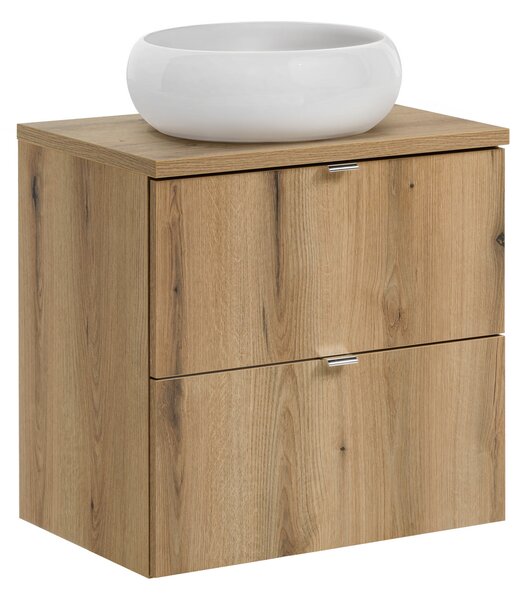 Comad Koupelnová skříňka s deskovým umyvadlem set Nova Oak II. 60 dub coast evoke