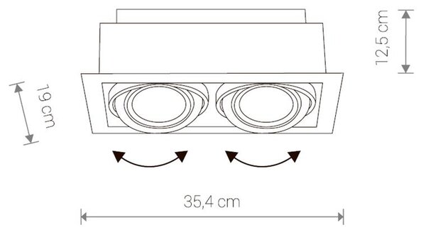 Svítidlo Nowodvorski DOWNLIGHT BLACK 9570