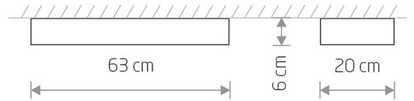 Svítidlo Nowodvorski SOFT LED WHITE 60X20 7538