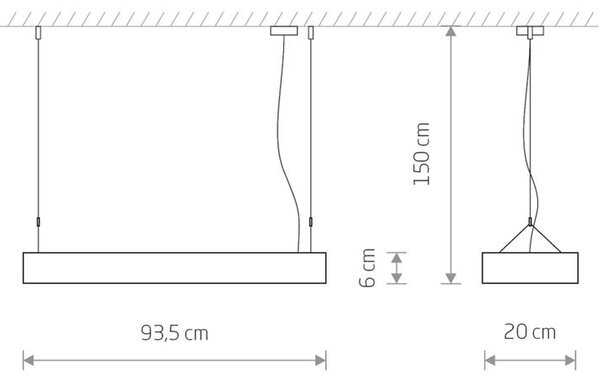 Svítidlo Nowodvorski SOFT LED WHITE 90X20 7545