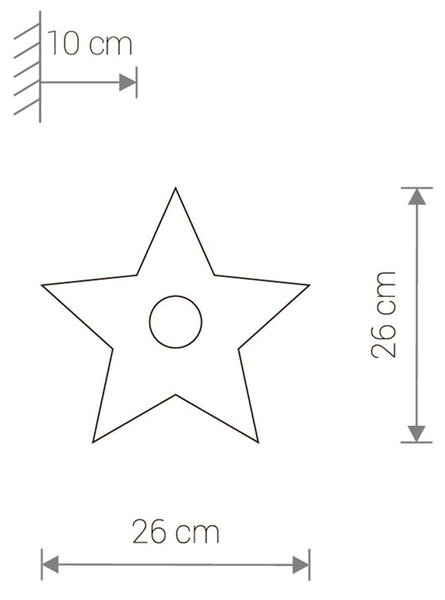 Dětské nástěnné svítidlo Nowodvorski TOY-STAR 9376