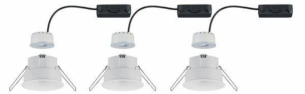 PAULMANN Vestavné svítidlo LED Cymbal 3x6,5W bílá mat proti oslnění stmívatelné 934.19 P 93419