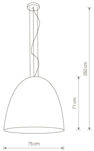 Svítidlo Nowodvorski EGG WHITE XL 9025