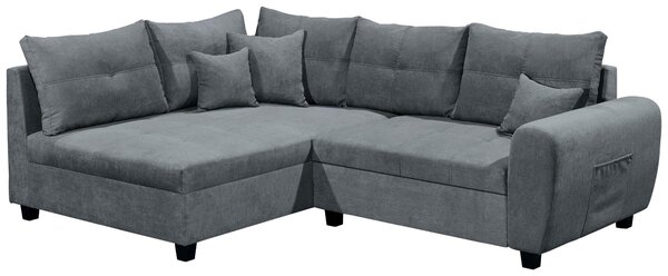 ROHOVÁ SEDAČKA, textil, antracitová MID.YOU - Sedací soupravy, Online Only
