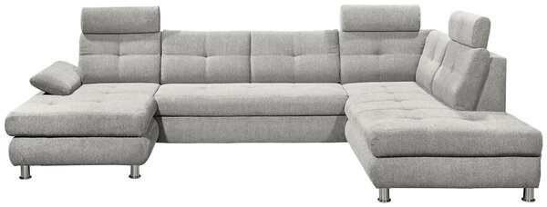 SEDACÍ SOUPRAVA, textil, barvy stříbra MID.YOU - Sedací soupravy, Online Only