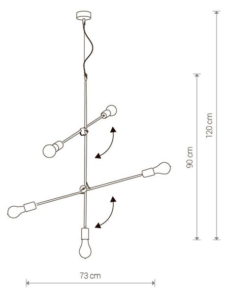 Svítidlo Nowodvorski STICKS GOLD V 9076