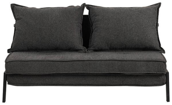 ROZKLÁDACÍ POHOVKA, textil, tmavě šedá Livetastic - Rozkládací pohovky, Online Only